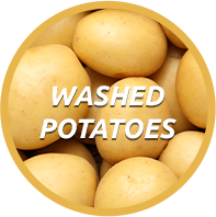 washed potatoes