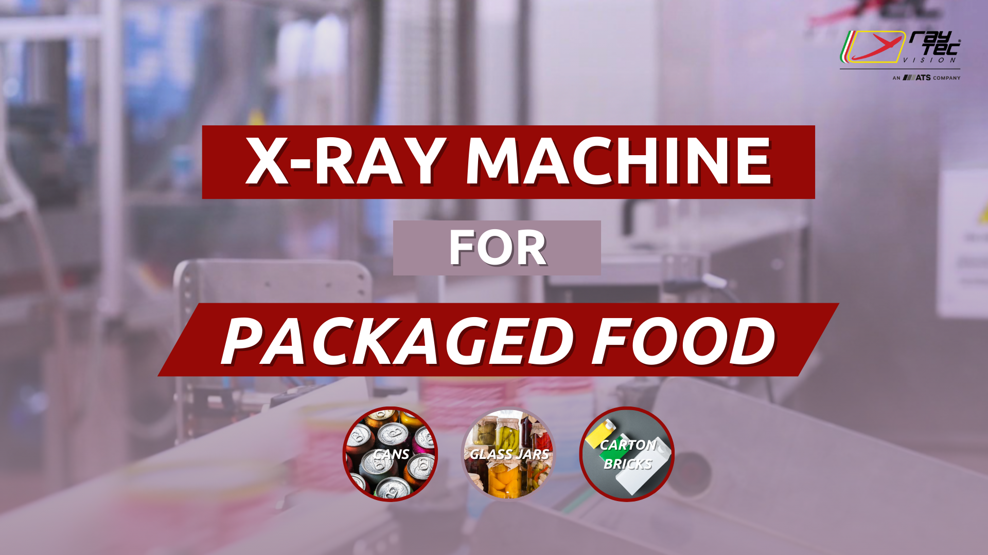 Watch the Raytec Vision packaged food X-ray inspection playlist on YouTube
